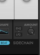 The sidechain section
