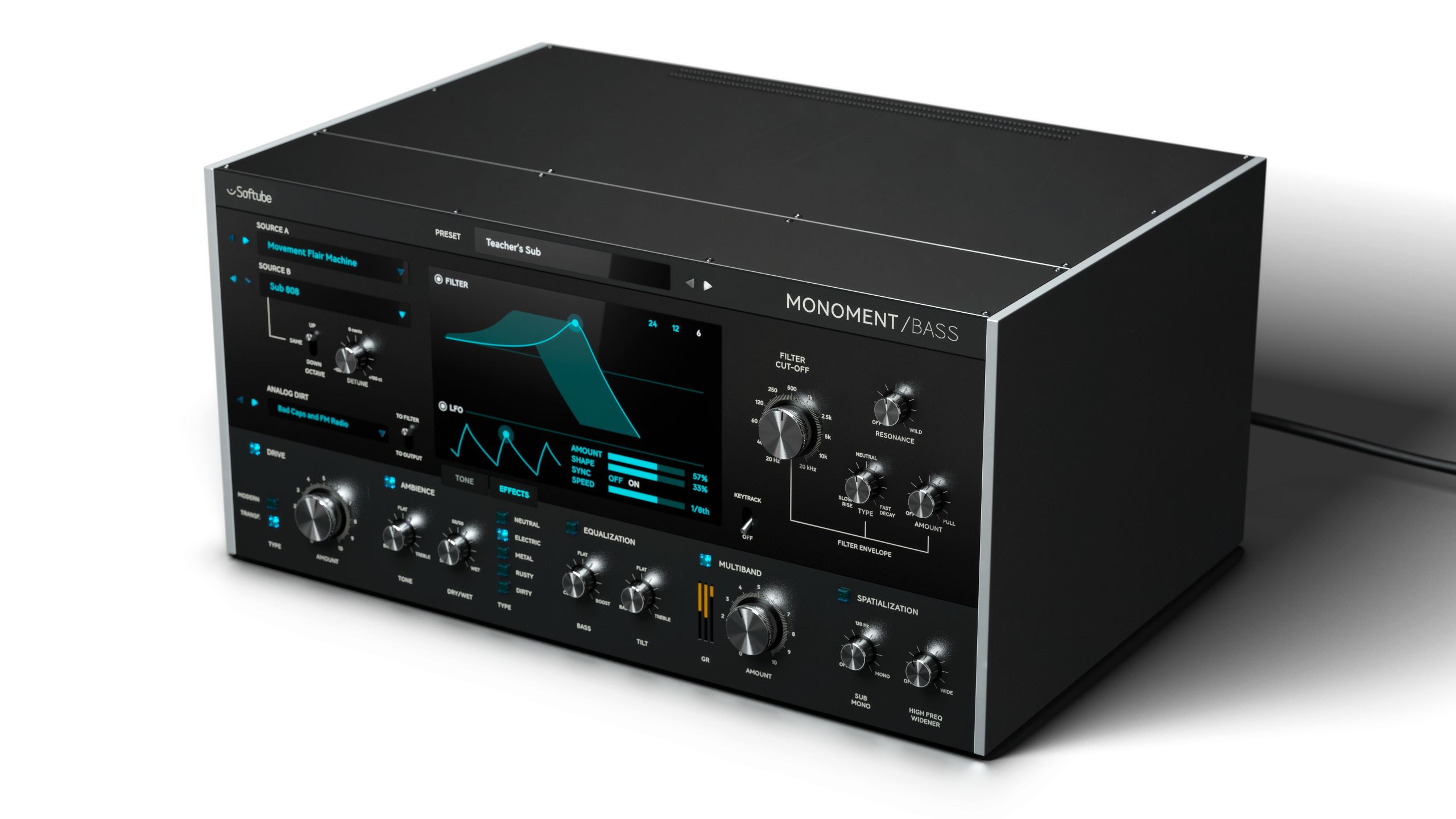 Softube Releases Monoment Bass Synth