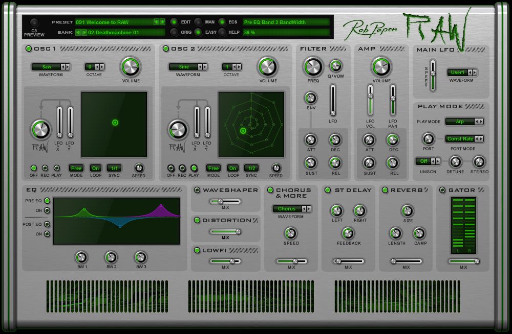 Rob Papen RAW Easy Page