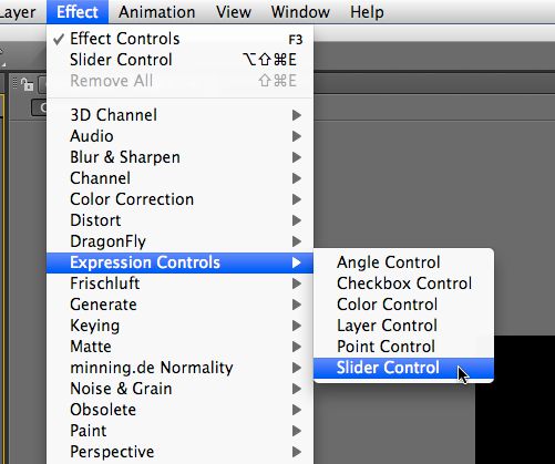 after effects volume control