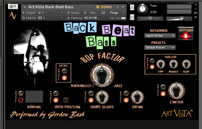 back beat bass