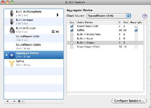 Audio Midi Setup