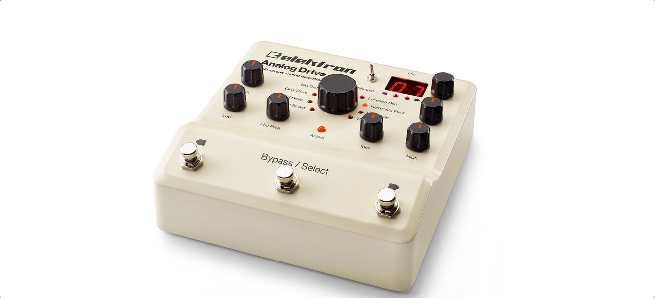 New Elektron Analog Drive Is A Multi-Circuit Stompbox Surprise