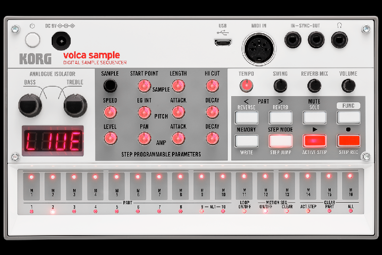 Korg Volca Sample V2 Digital Sample Sequencer With Increased Memory