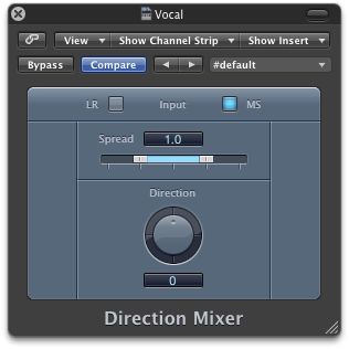 Logic's Direction Mixer.