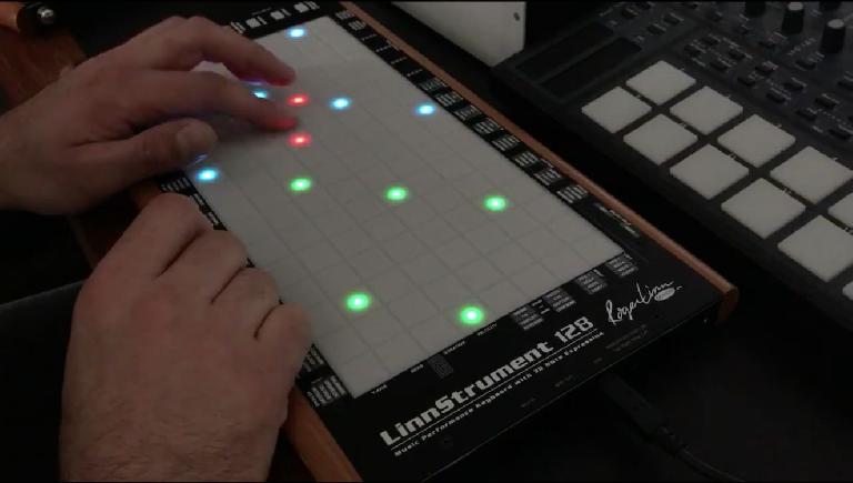 LinnStrument 2.1.0 BETA 2 in action.