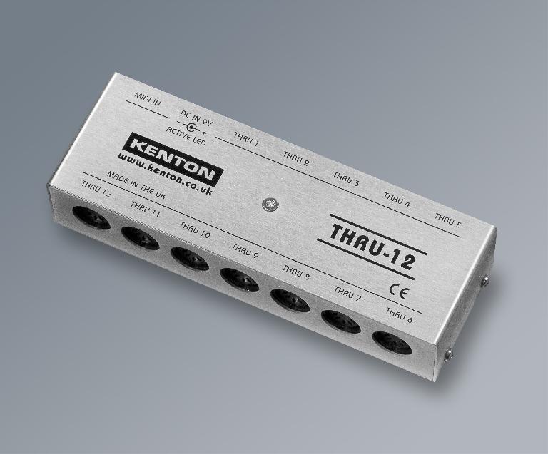 Kenton Announces Thru-12 MIDI Hub