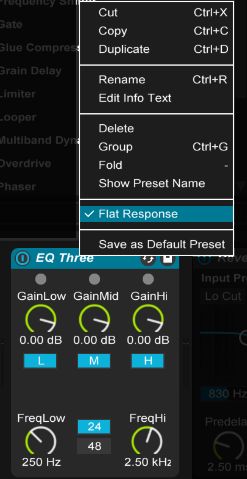 EQ3 flat response