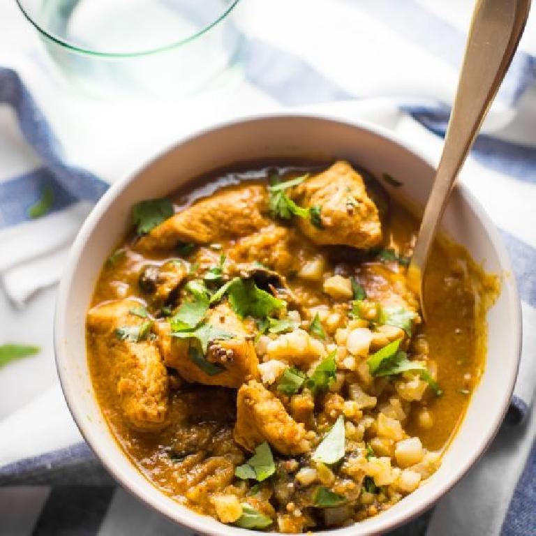 https://40aprons.com/whole30-chicken-curry-low-carb-paleo/