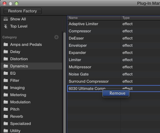 changing plugin path in logix pro x