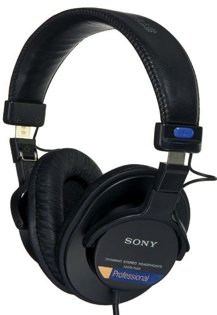 Fig 7 A set of closed-ear headphones (Sony 7506).