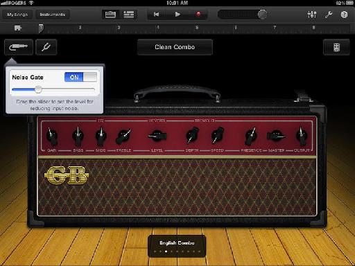 recording guitar garageband iphone