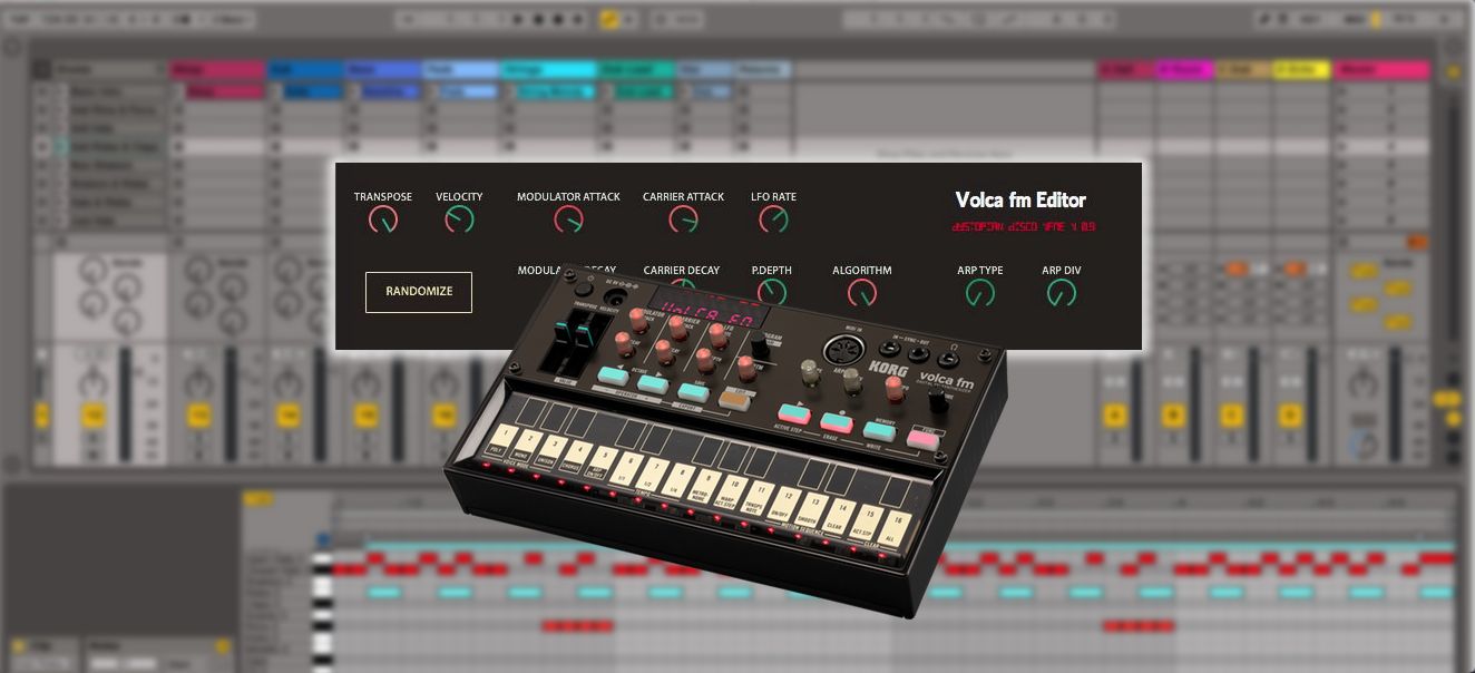 This Max For Live Device Controls Korg volca FM Synth From Inside Able :  Ask.Audio