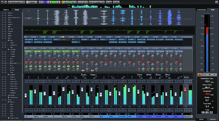 Mixer in Cubase 8.5