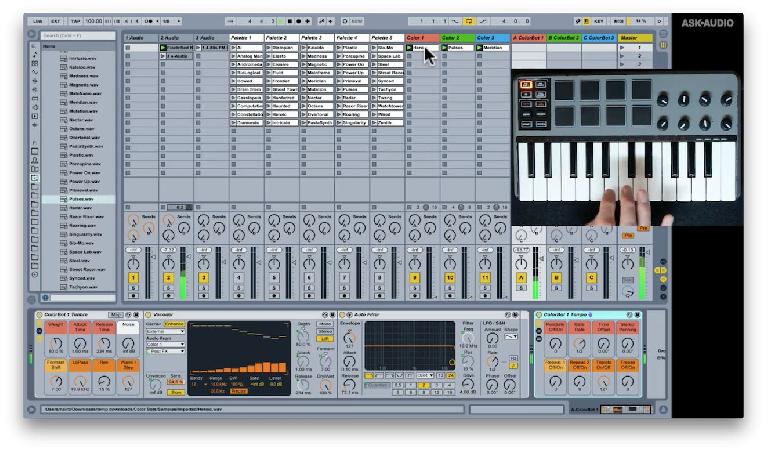 Color Bots in action in Ableton Live 9.6