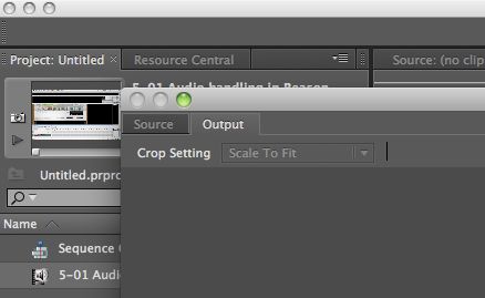 Exporting Movies from Premiere Compression Options