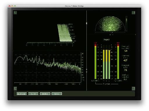 Advanced monitoring with the Meter Bridge window.