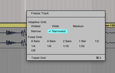 Narrowest Grid Setting