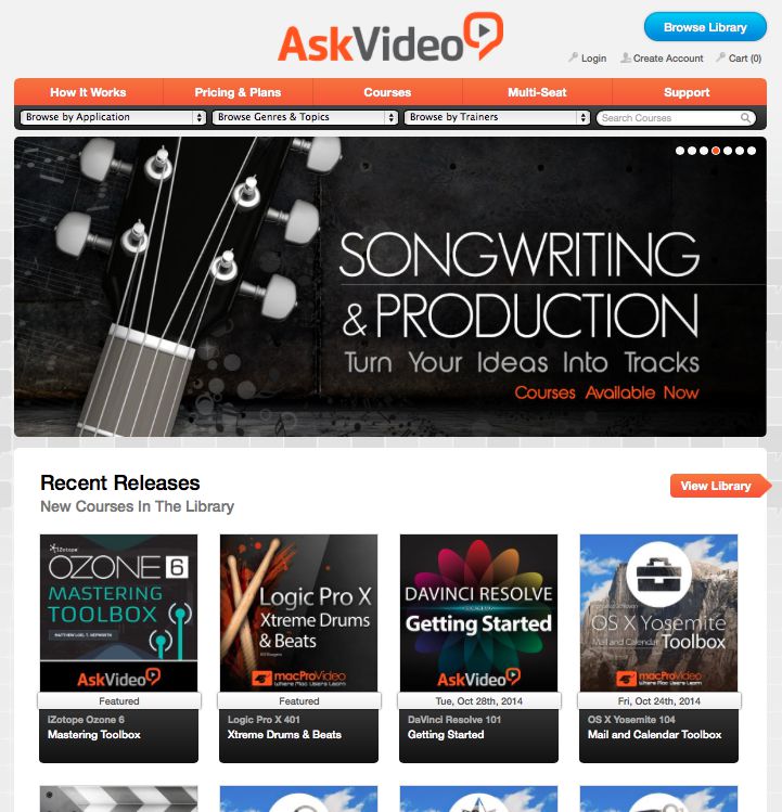 AskVideo.com (sister site of macproVideo.com) is the place to learn music production from pro trainers and artists.