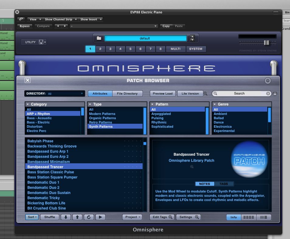 Omnisphere is probably the most festive synth I have, so it got hammered here