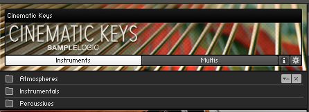 Cinematic Keys Library in Kontakt