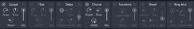Drag and Drop Effects Chaining in VocalSynth2