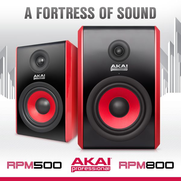The Akai RPM500 and RPM800 in all their glory.