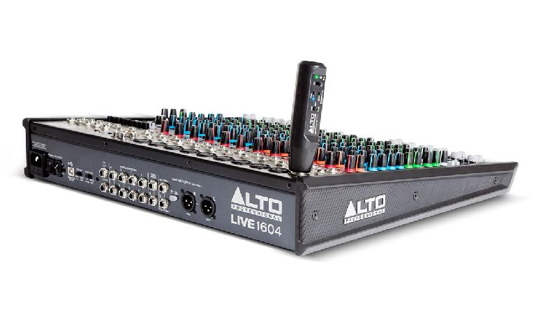 Alto Professional Bluetooth Receiver with mixing desk.