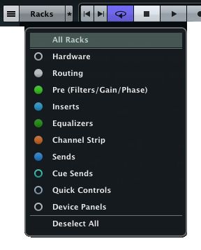 Figure 03 - The Select Racks window.