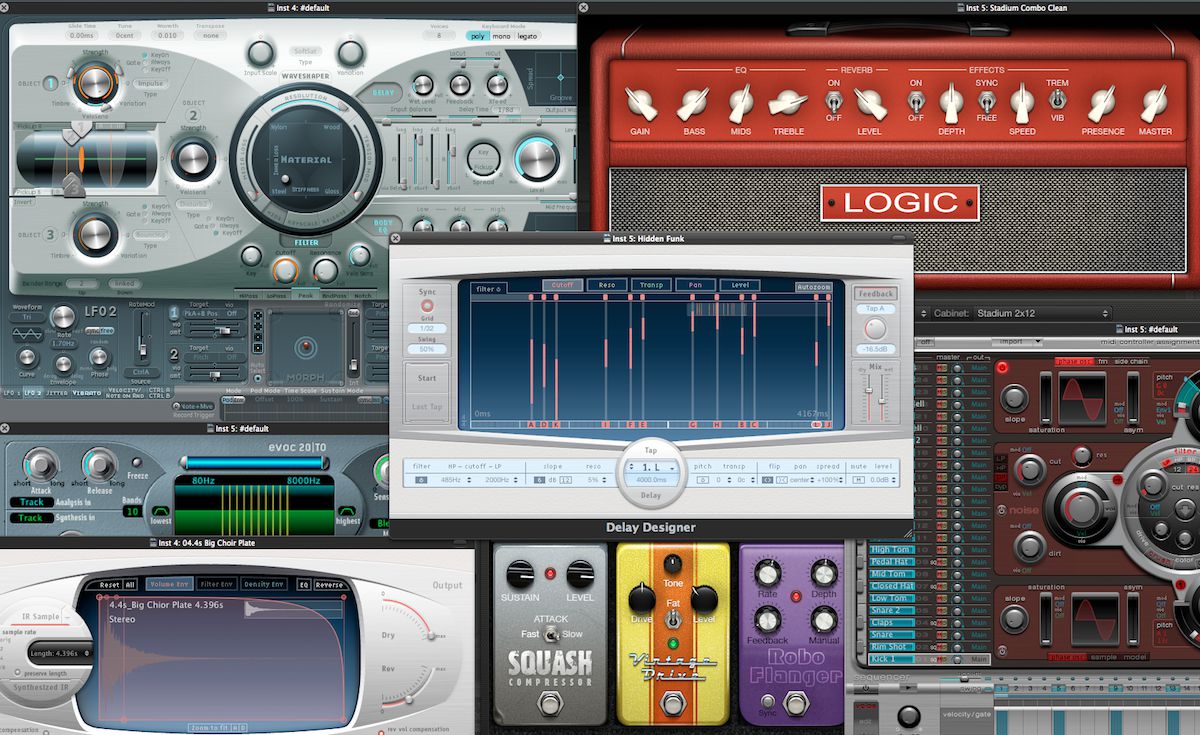 Logic 9 Instruments and Effects