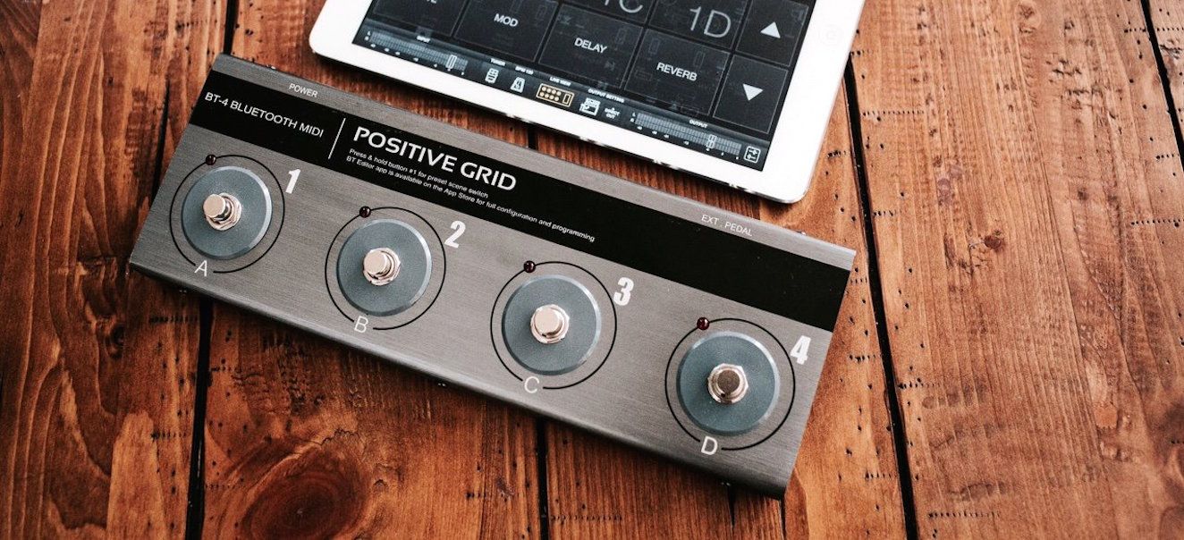 PositiveGrid Tease Us With New Bluetooth Foot Pedal : Ask.Audio