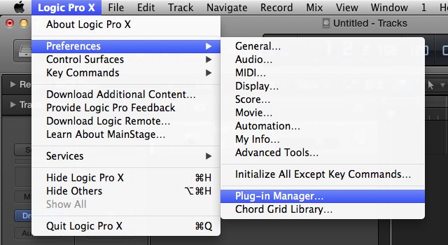 how to install plugins logix pro x