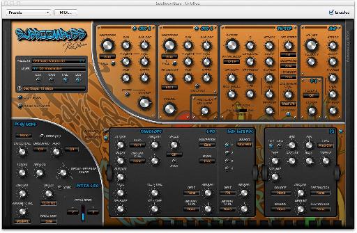 The synth can be used in Easy or Advanced modes, though even advanced isnt particularly tricky to learn.