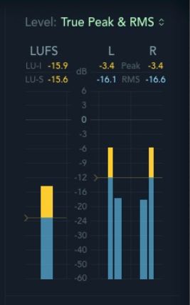 Logic’s updated Loudness Meter