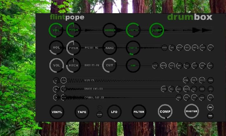 Flintpope DrumBox for Reaktor.