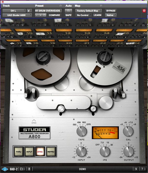 How to Get That Analog Tape Sound Using UAudio's Studer 800 : Ask