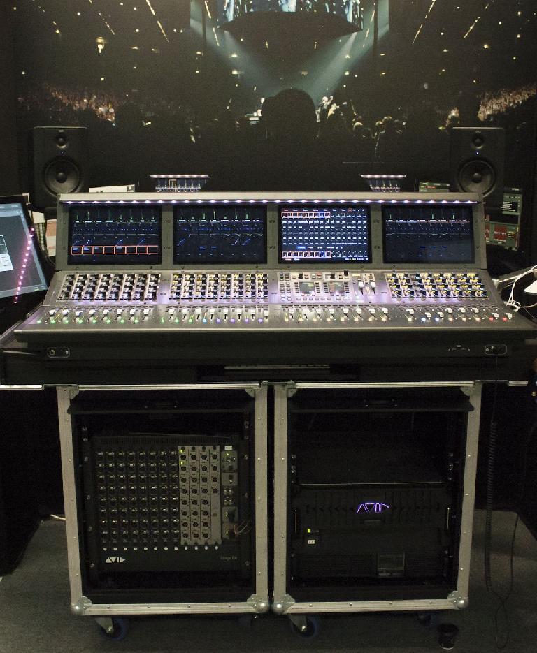 What would a convention for and by audio engineers be without world class mixing consoles on display? The Avid SL6 console taking live sound to the next level.