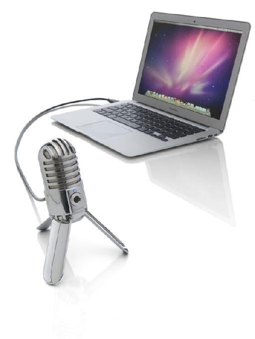 The Meteor is designed for the desktop, but can be mounted on a mic stand