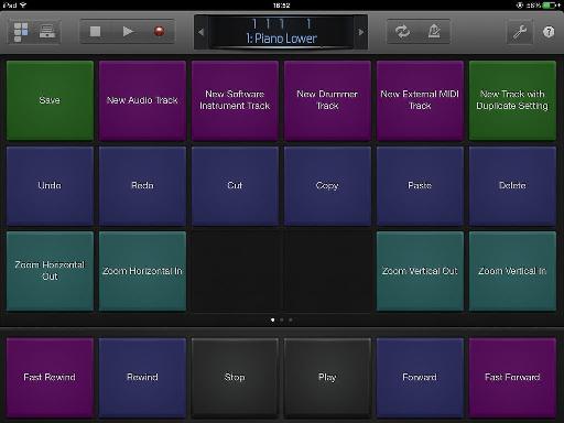 As well as the usual faders and keyboards, the free Logic Remote app has a stack of useful key commands, and even works with the latest version of GarageBand.