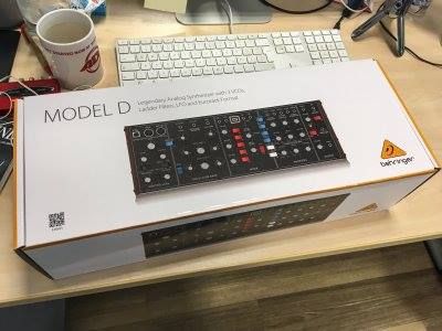 It's Actually HERE: Behringer Model D Analog Synth Starts Shipping