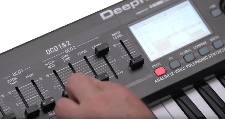 DCO 1 & 2 on DeepMind 12 synthesizer