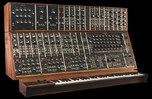 The Moog System 55 modular synthesizer