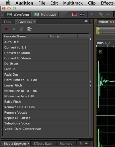 adobe audition normalize