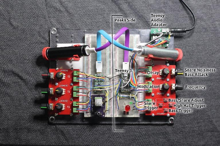 DIY drum machine using Mutable Instruments