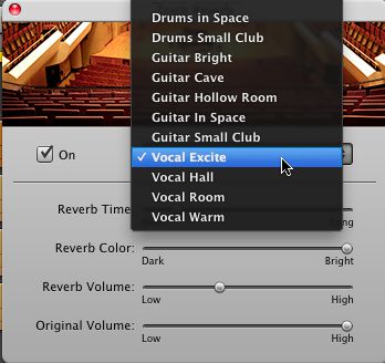 Vocal Excite preset