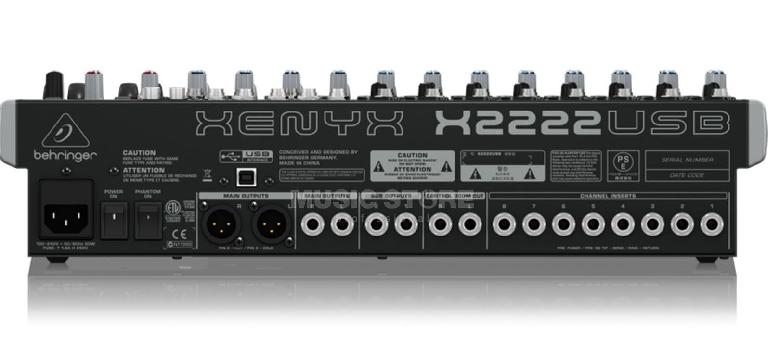 Behringer's X2222USB Is A 22-Input 2/2-Bus Mixer And Interface w/USB