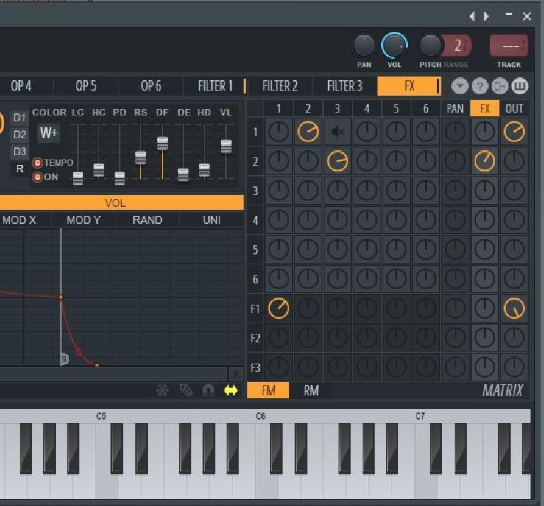 How to Create a Multi Sine FM Deep Bass Synth sound with Sytrus : 