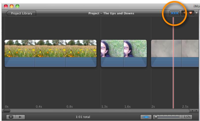 how to detach audio in imovie on mac