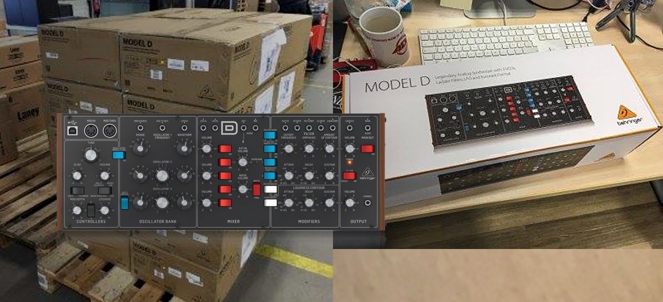 It's Actually HERE: Behringer Model D Analog Synth Starts Shipping