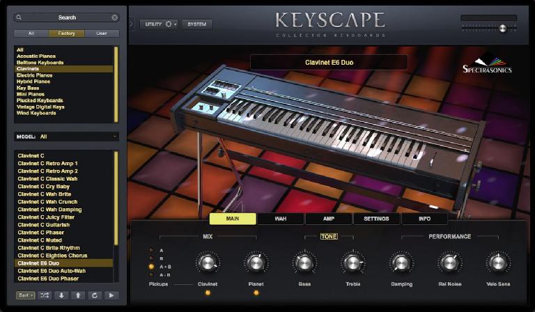 Screenshot from Spectrasonics Keyscape